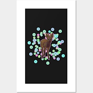 Melanistic Fawn Posters and Art